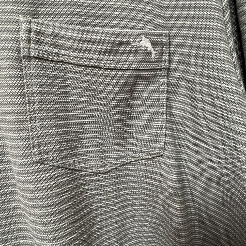 TOMMY BAHAMA Men’s Gray Island Zone Polo Shirt, Size XXL - Picture 5 of 10